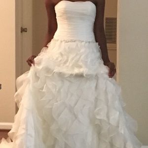 David’s Bridal wedding gown